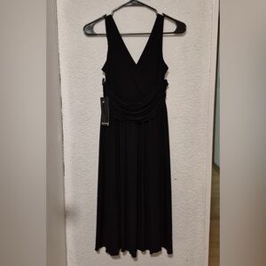Daisy Fuentes Elegant Black Maxi Dress